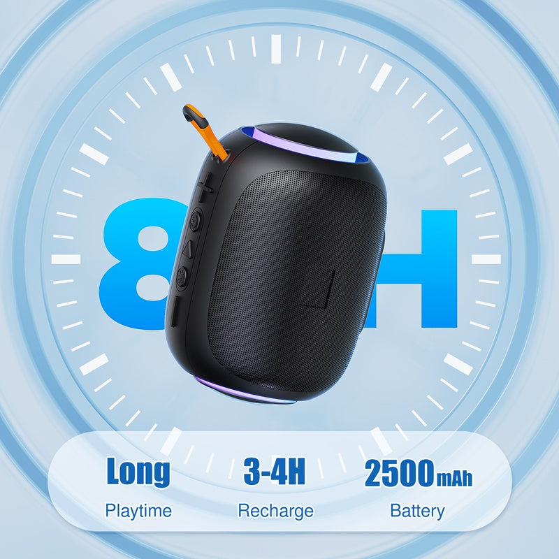 JYX L5 Portable Speaker & IPX7 Waterproof Bluetooth Speaker With LED