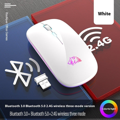 X15 Mute Wireless Mouse Charging Wireless Luminous Computer